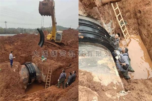 福建DN2200承插口修複實例