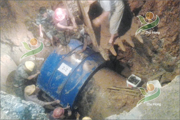 湖南水務承插口修補案例