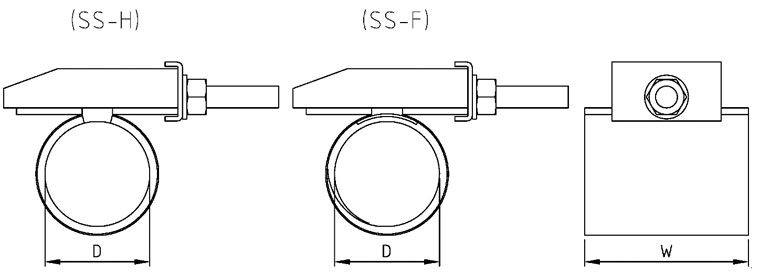 不鏽鋼小型修補管夾